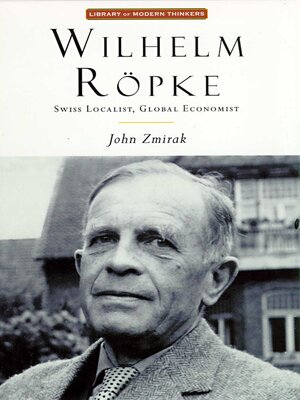cover image of Wilhelm Ropke